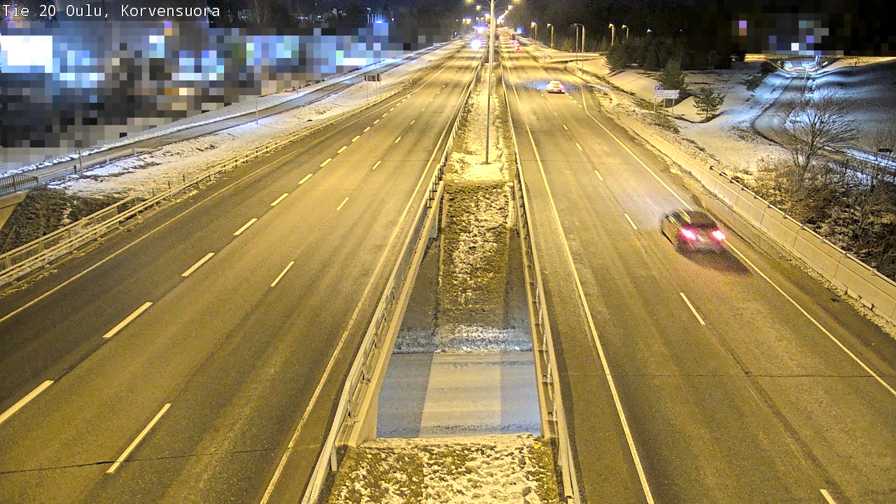 Kelikamerat Kuva Tie 20 Oulu Korvensuora, Oulu, Pohjois-Pohjanmaa