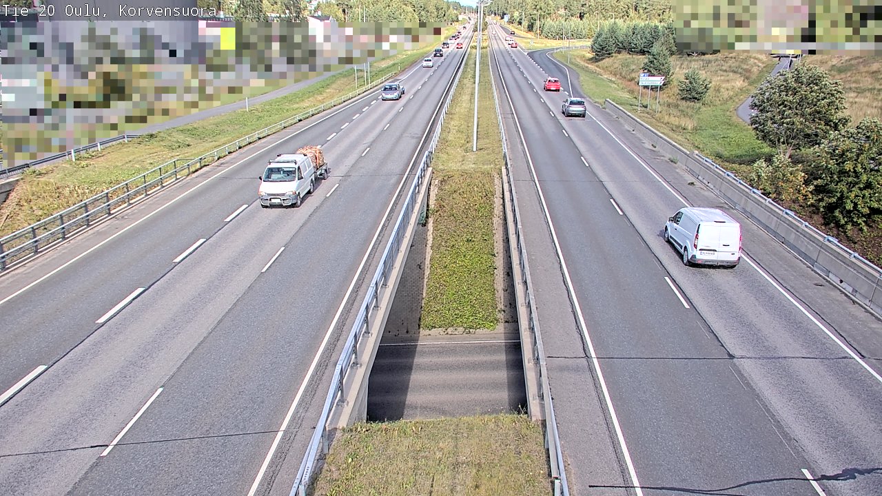 Kelikamerat Kuva Tie 20 Oulu Korvensuora, Oulu, Pohjois-Pohjanmaa