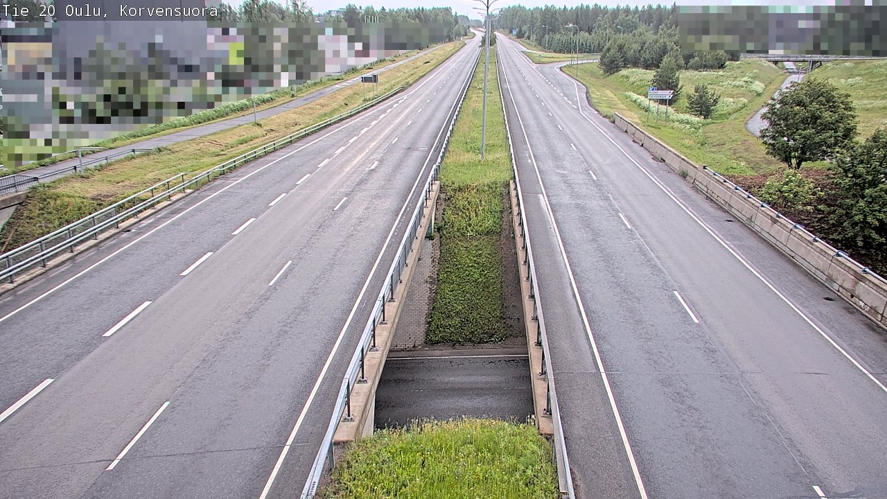 Kelikamerat Kuva Tie 20 Oulu Korvensuora, Oulu, Pohjois-Pohjanmaa