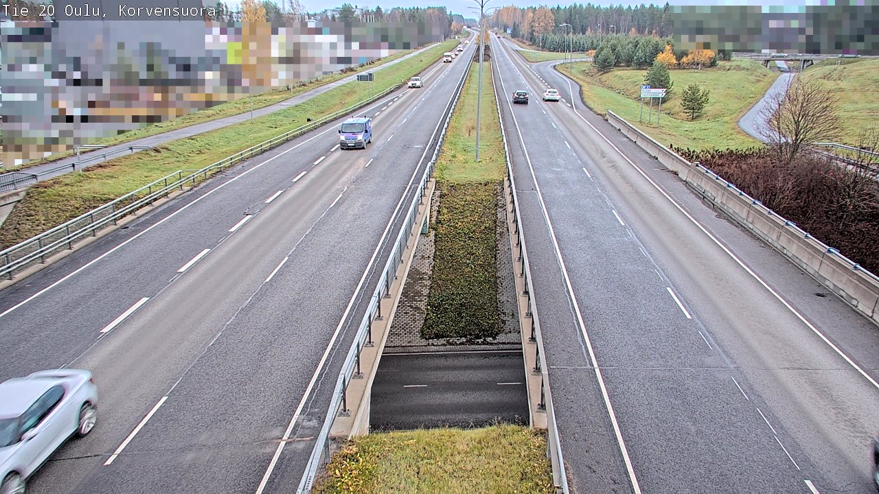 Kelikamerat Kuva Tie 20 Oulu Korvensuora, Oulu, Pohjois-Pohjanmaa