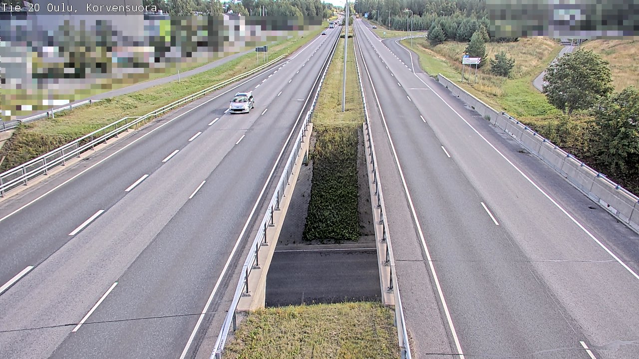 Kelikamerat Kuva Tie 20 Oulu Korvensuora, Oulu, Pohjois-Pohjanmaa