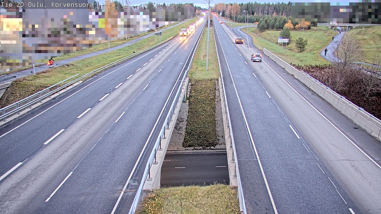 Kelikamerat Kuva Tie 20 Oulu Korvensuora, Oulu, Pohjois-Pohjanmaa