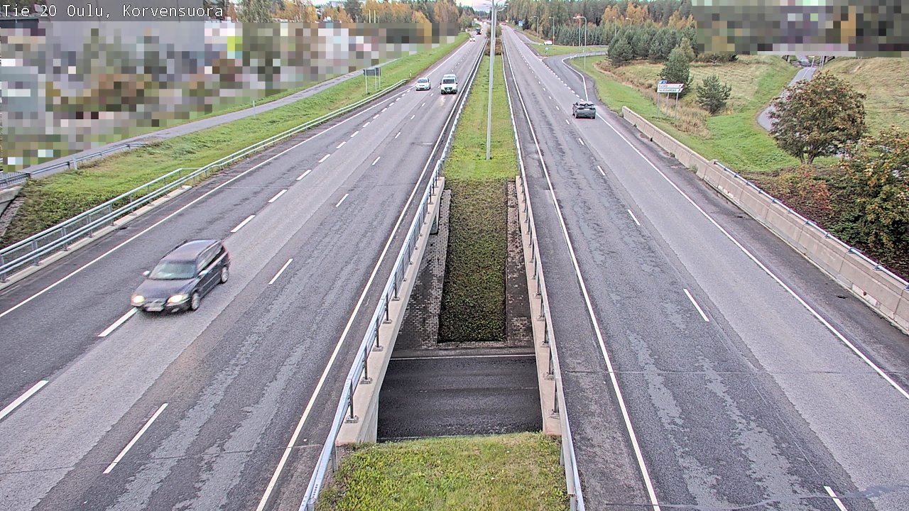 Kelikamerat Kuva Tie 20 Oulu Korvensuora, Oulu, Pohjois-Pohjanmaa