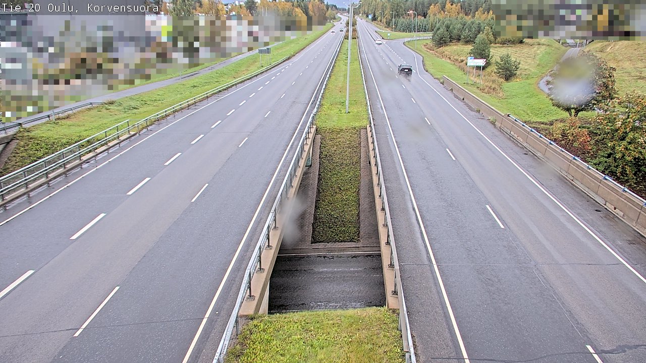 Kelikamerat Kuva Tie 20 Oulu Korvensuora, Oulu, Pohjois-Pohjanmaa