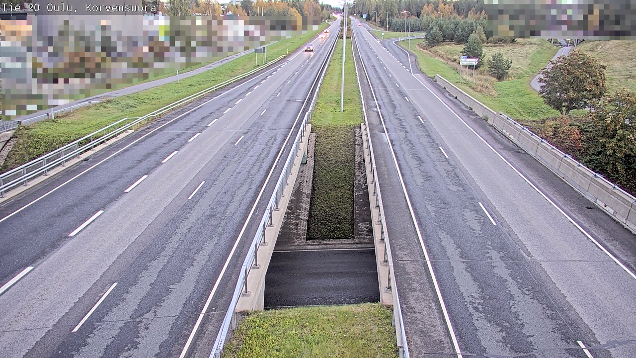 Kelikamerat Kuva Tie 20 Oulu Korvensuora, Oulu, Pohjois-Pohjanmaa
