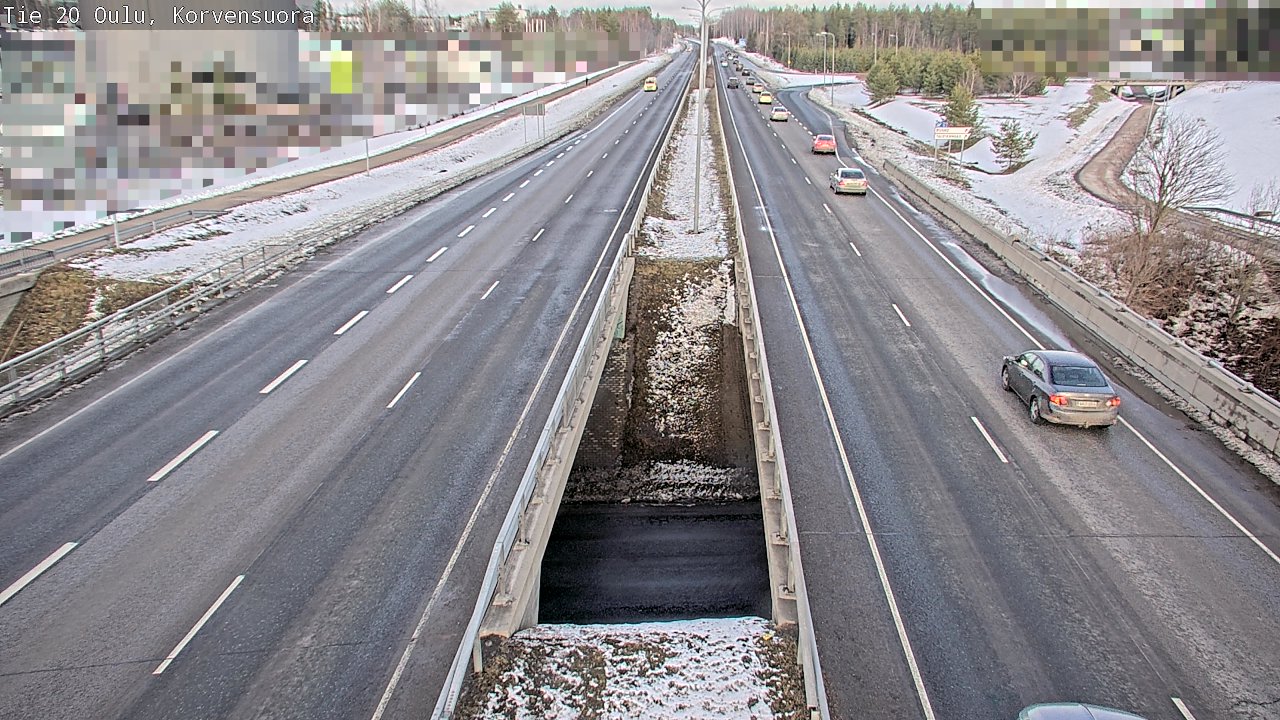 Kelikamerat Kuva Tie 20 Oulu Korvensuora, Oulu, Pohjois-Pohjanmaa