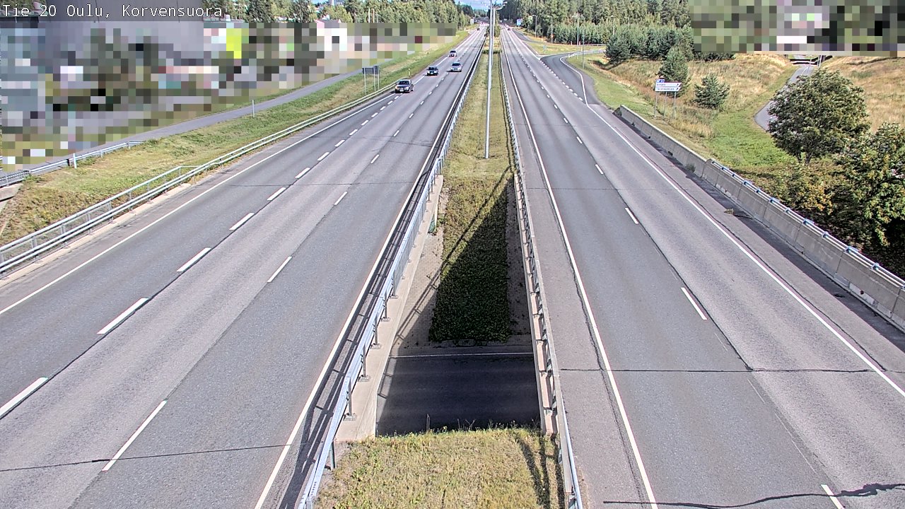Kelikamerat Kuva Tie 20 Oulu Korvensuora, Oulu, Pohjois-Pohjanmaa