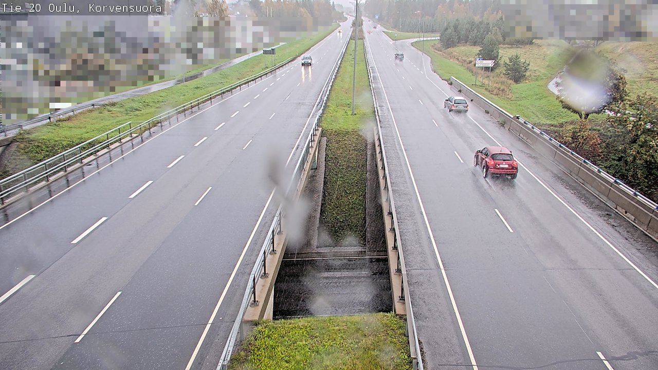 Kelikamerat Kuva Tie 20 Oulu Korvensuora, Oulu, Pohjois-Pohjanmaa