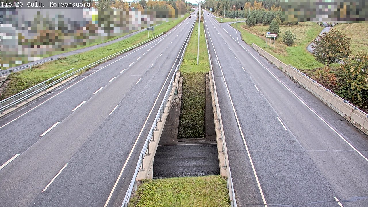 Kelikamerat Kuva Tie 20 Oulu Korvensuora, Oulu, Pohjois-Pohjanmaa