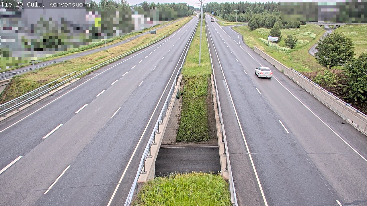 Kelikamerat Kuva Tie 20 Oulu Korvensuora, Oulu, Pohjois-Pohjanmaa