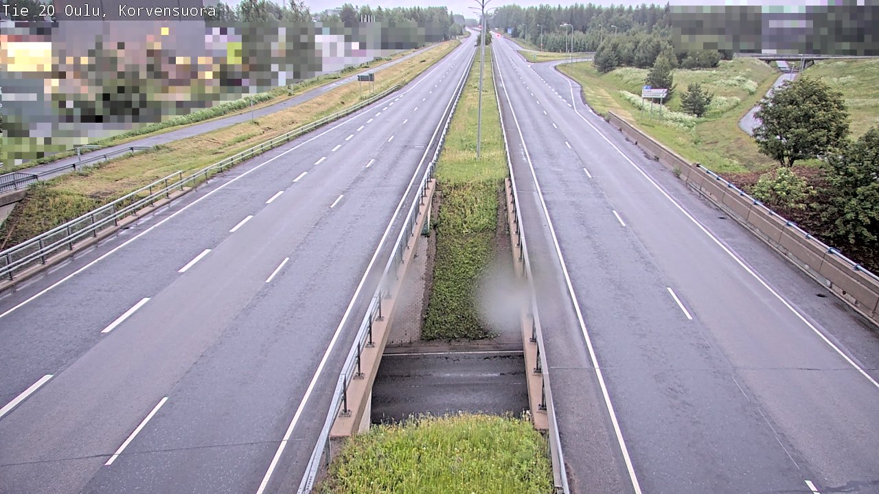 Kelikamerat Kuva Tie 20 Oulu Korvensuora, Oulu, Pohjois-Pohjanmaa