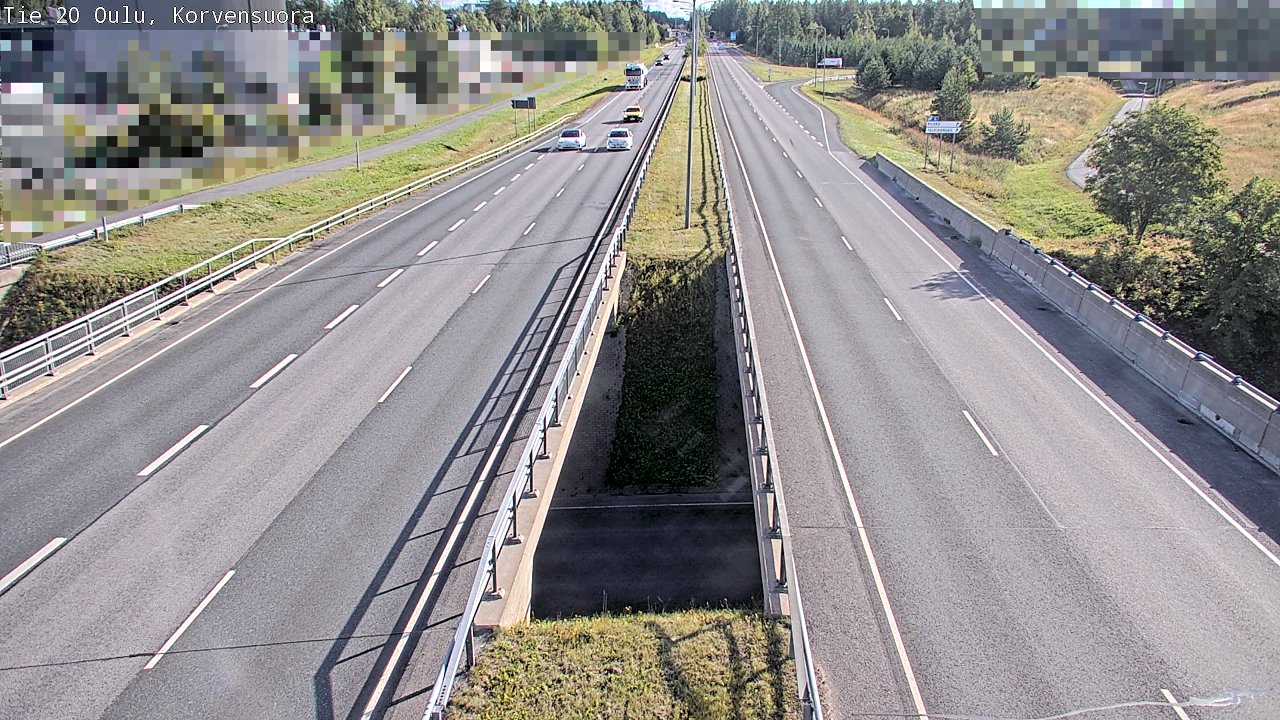 Weather Camera Image Road 20 Oulu Korvensuora, Oulu, Pohjois-Pohjanmaa