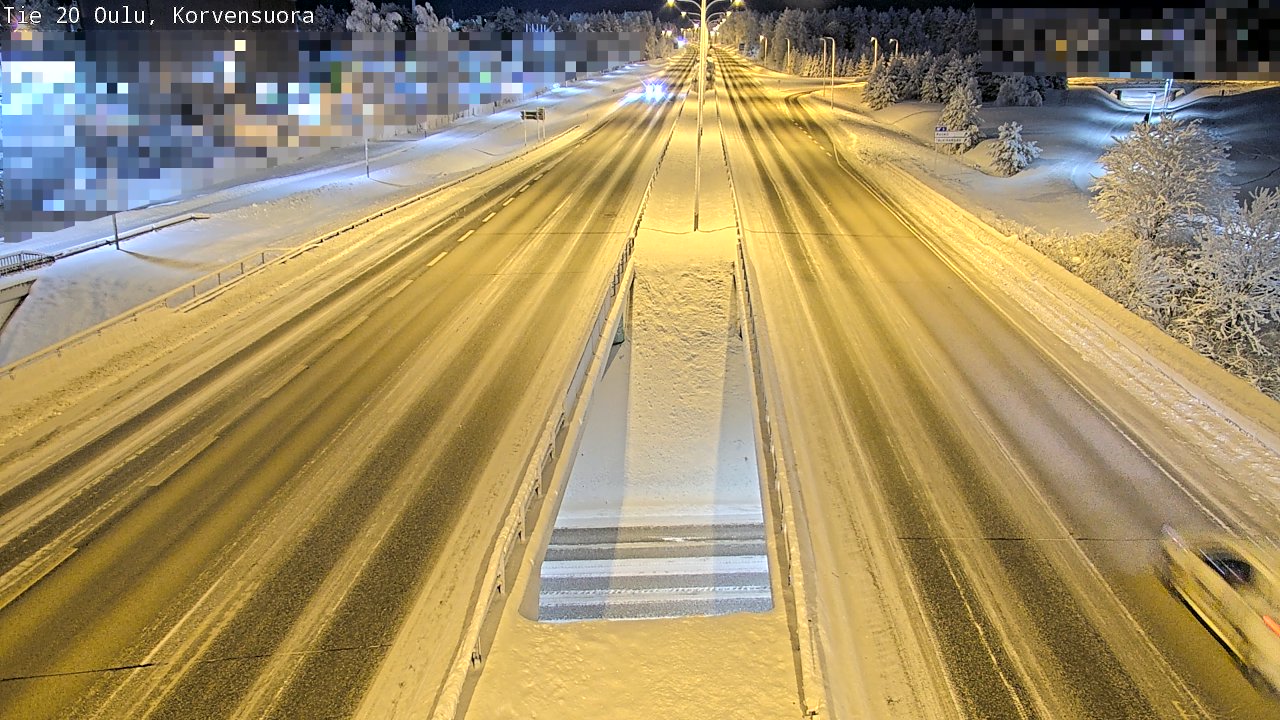 Kelikamerat Kuva Tie 20 Oulu Korvensuora, Oulu, Pohjois-Pohjanmaa