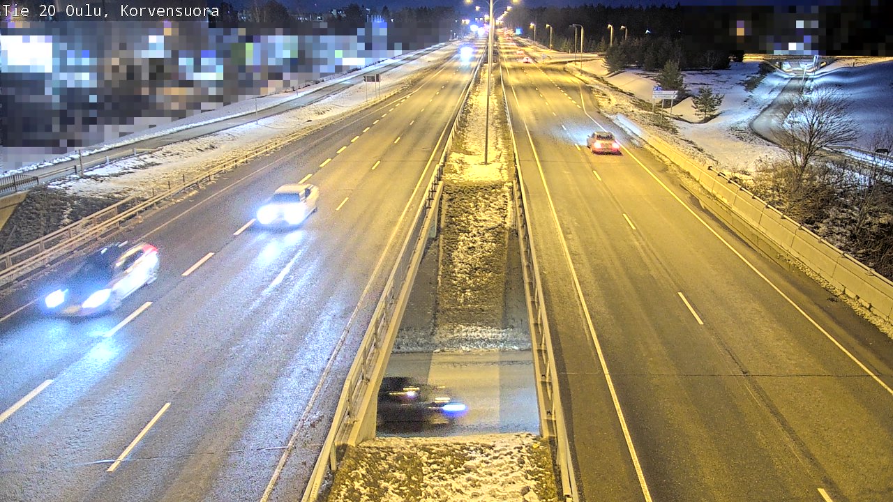 Kelikamerat Kuva Tie 20 Oulu Korvensuora, Oulu, Pohjois-Pohjanmaa