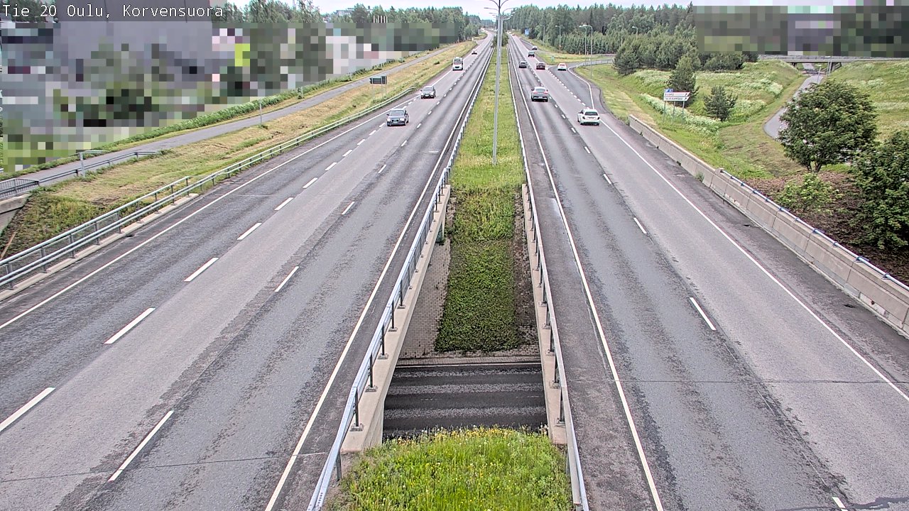 Kelikamerat Kuva Tie 20 Oulu Korvensuora, Oulu, Pohjois-Pohjanmaa