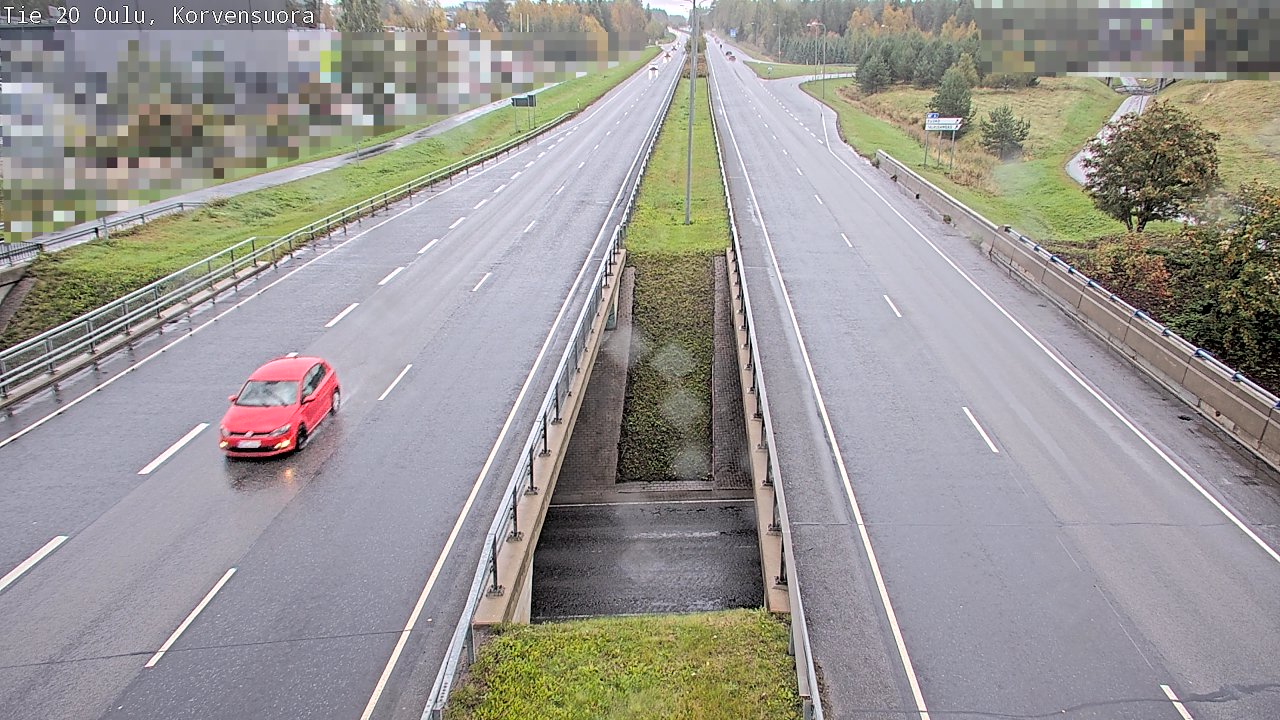 Kelikamerat Kuva Tie 20 Oulu Korvensuora, Oulu, Pohjois-Pohjanmaa