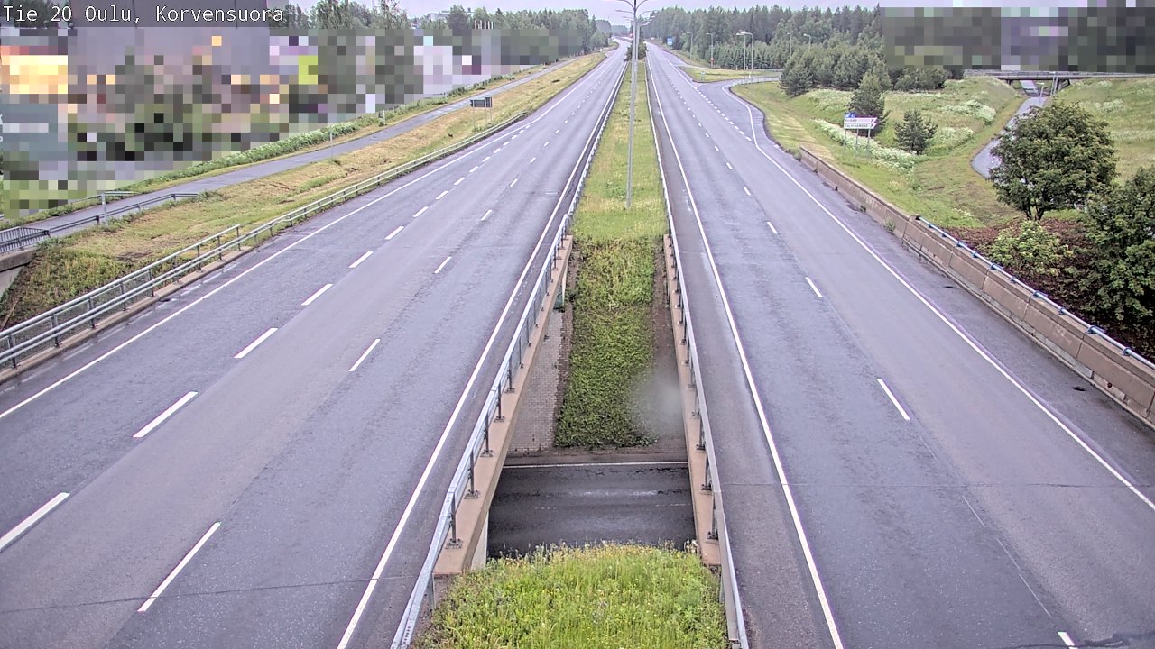 Kelikamerat Kuva Tie 20 Oulu Korvensuora, Oulu, Pohjois-Pohjanmaa