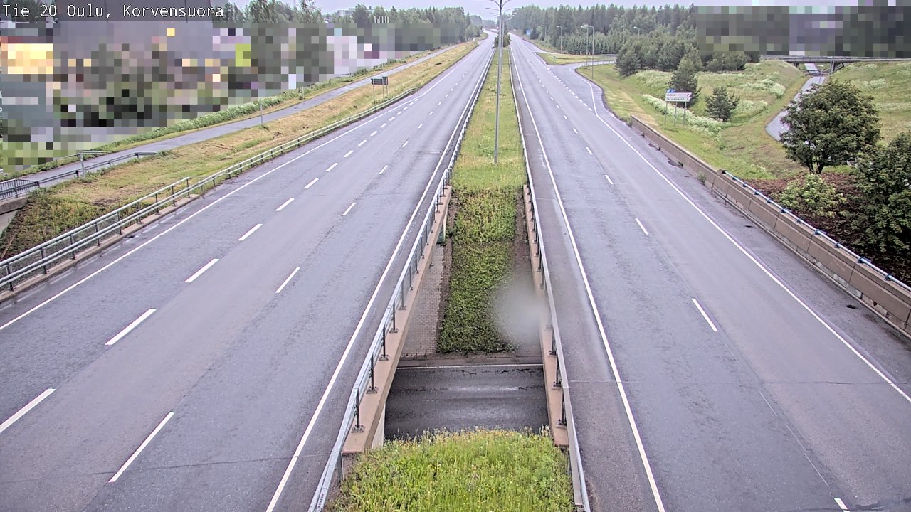 Kelikamerat Kuva Tie 20 Oulu Korvensuora, Oulu, Pohjois-Pohjanmaa