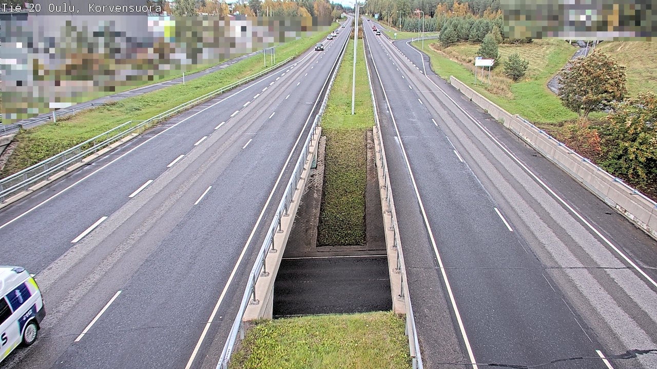 Kelikamerat Kuva Tie 20 Oulu Korvensuora, Oulu, Pohjois-Pohjanmaa