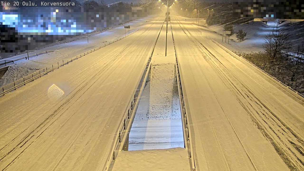 Kelikamerat Kuva Tie 20 Oulu Korvensuora, Oulu, Pohjois-Pohjanmaa