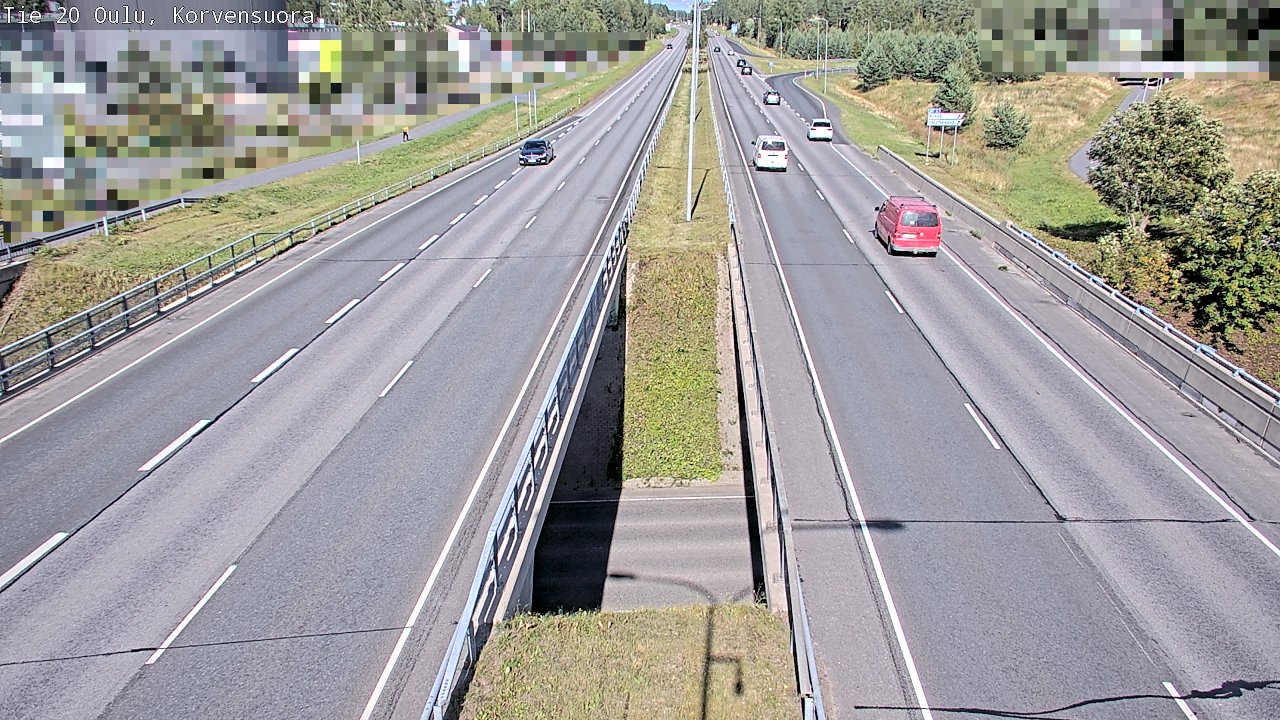 Kelikamerat Kuva Tie 20 Oulu Korvensuora, Oulu, Pohjois-Pohjanmaa