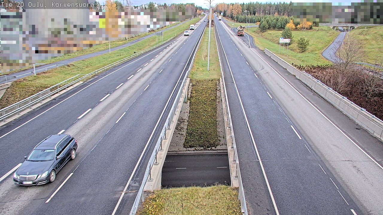 Kelikamerat Kuva Tie 20 Oulu Korvensuora, Oulu, Pohjois-Pohjanmaa