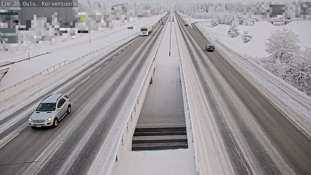Kelikamerat Kuva Tie 20 Oulu Korvensuora, Oulu, Pohjois-Pohjanmaa