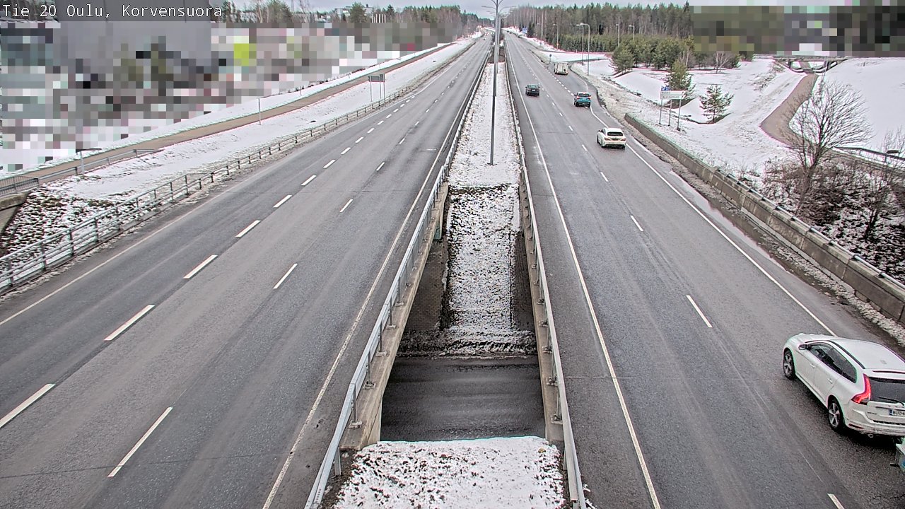 Kelikamerat Kuva Tie 20 Oulu Korvensuora, Oulu, Pohjois-Pohjanmaa