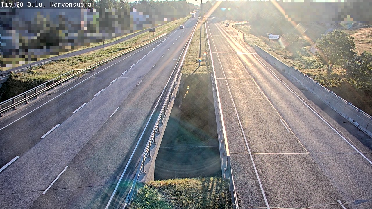 Kelikamerat Kuva Tie 20 Oulu Korvensuora, Oulu, Pohjois-Pohjanmaa