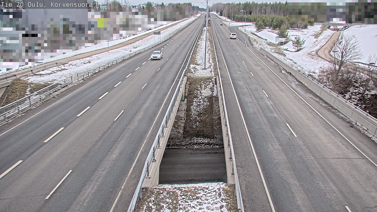 Kelikamerat Kuva Tie 20 Oulu Korvensuora, Oulu, Pohjois-Pohjanmaa