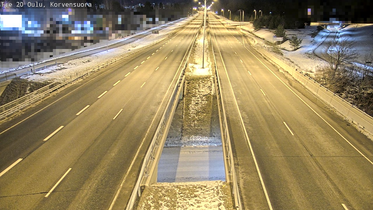 Kelikamerat Kuva Tie 20 Oulu Korvensuora, Oulu, Pohjois-Pohjanmaa