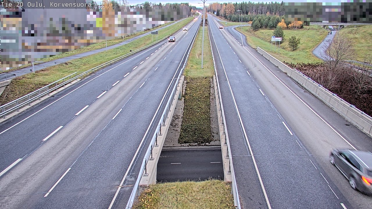 Kelikamerat Kuva Tie 20 Oulu Korvensuora, Oulu, Pohjois-Pohjanmaa