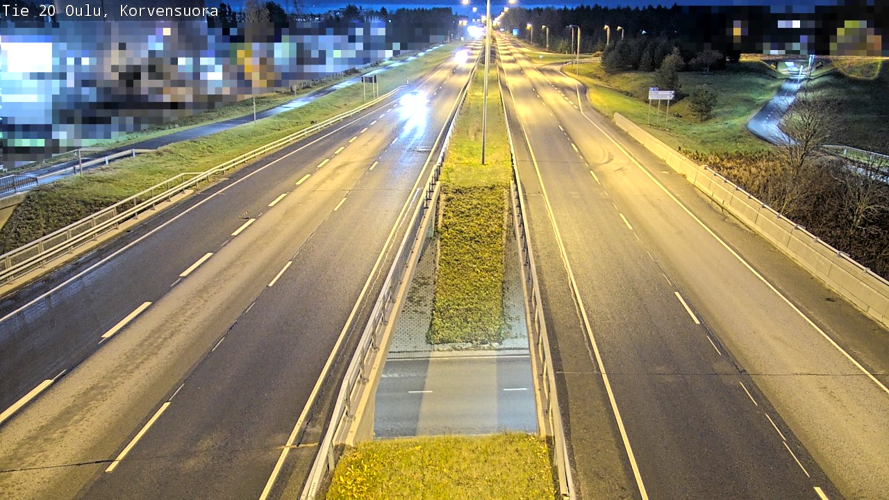 Kelikamerat Kuva Tie 20 Oulu Korvensuora, Oulu, Pohjois-Pohjanmaa