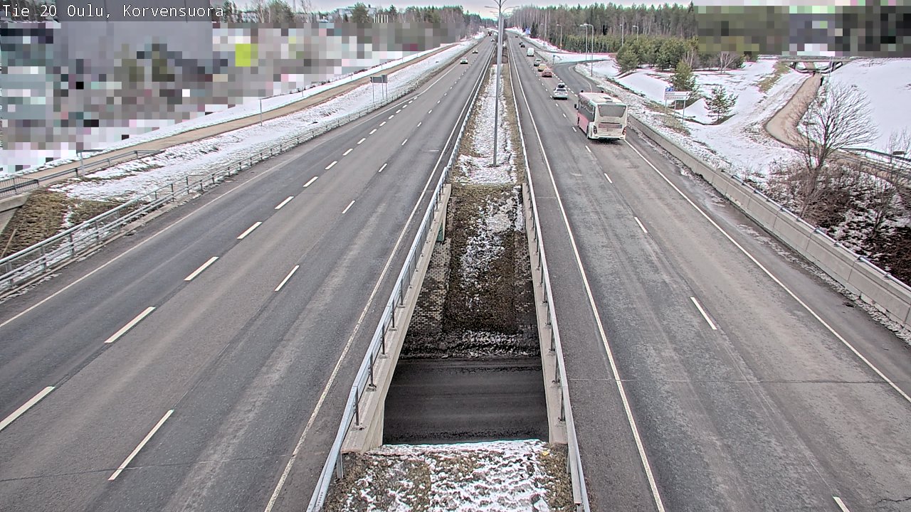 Kelikamerat Kuva Tie 20 Oulu Korvensuora, Oulu, Pohjois-Pohjanmaa