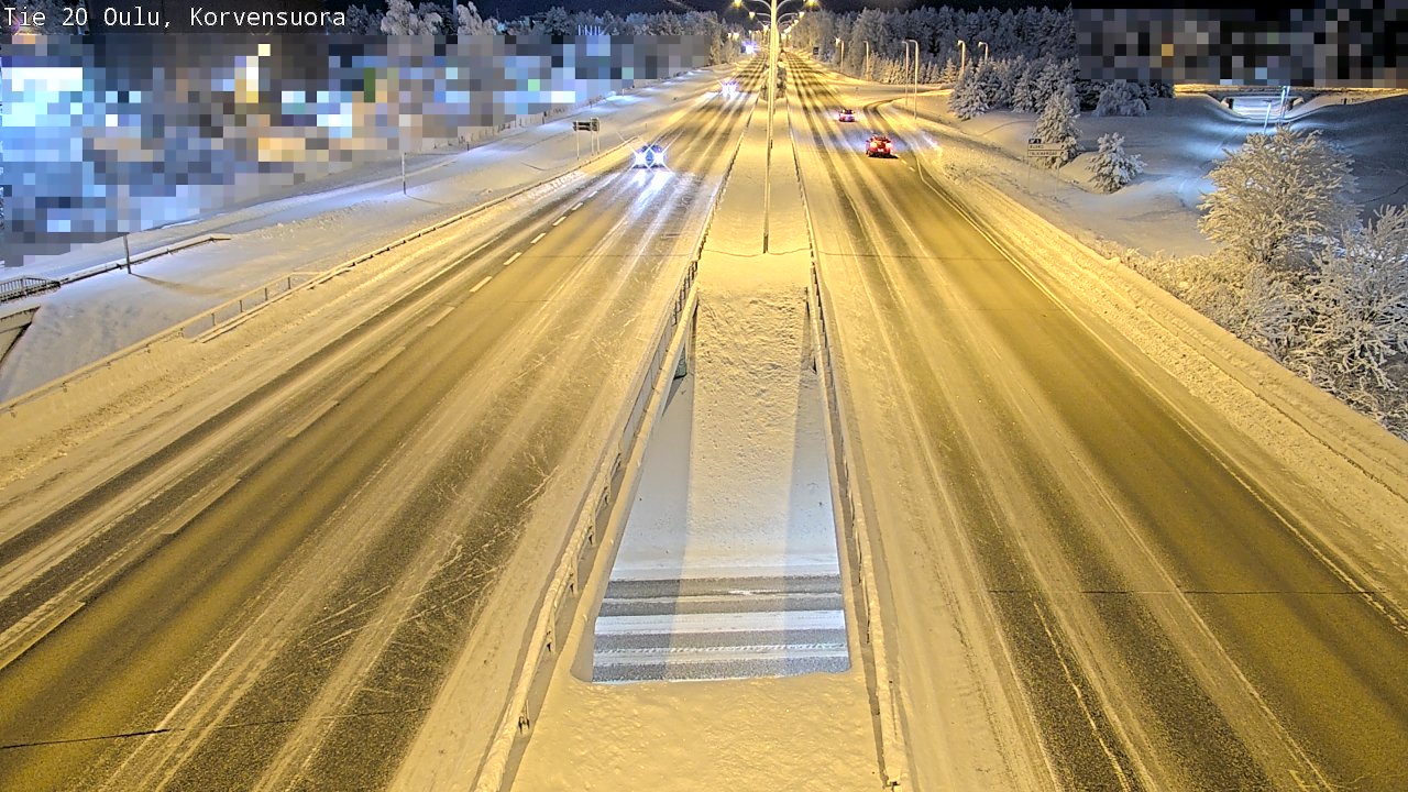 Kelikamerat Kuva Tie 20 Oulu Korvensuora, Oulu, Pohjois-Pohjanmaa