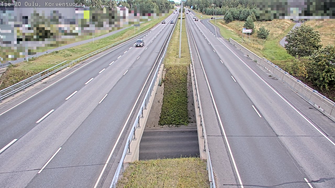 Kelikamerat Kuva Tie 20 Oulu Korvensuora, Oulu, Pohjois-Pohjanmaa