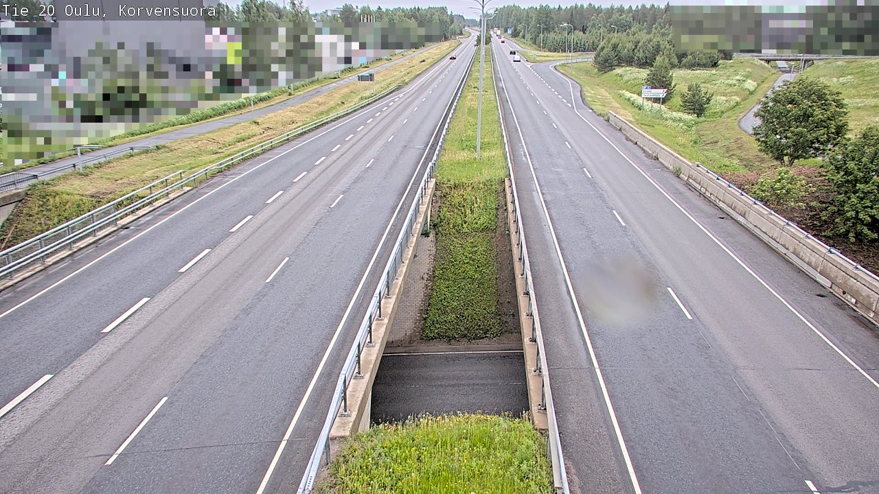Kelikamerat Kuva Tie 20 Oulu Korvensuora, Oulu, Pohjois-Pohjanmaa