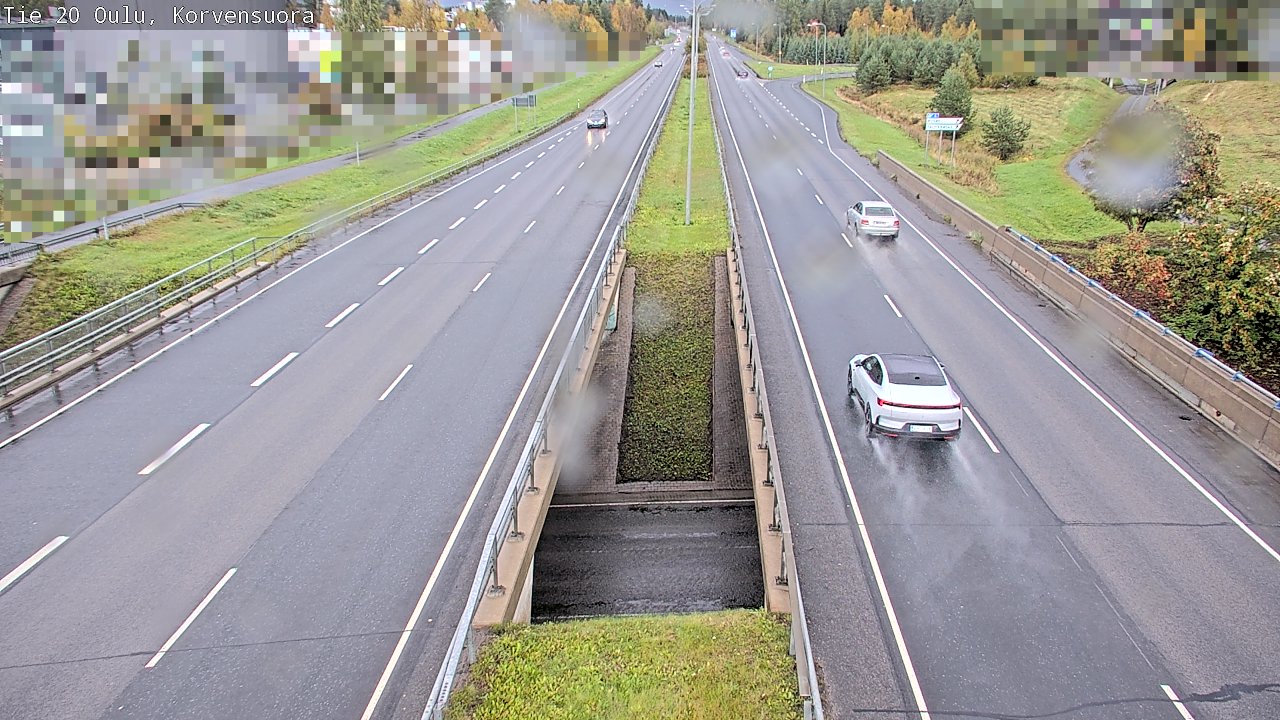 Kelikamerat Kuva Tie 20 Oulu Korvensuora, Oulu, Pohjois-Pohjanmaa