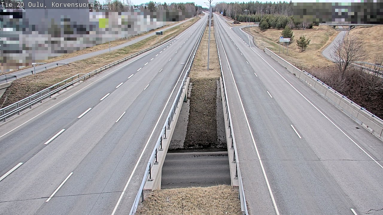 Kelikamerat Kuva Tie 20 Oulu Korvensuora, Oulu, Pohjois-Pohjanmaa