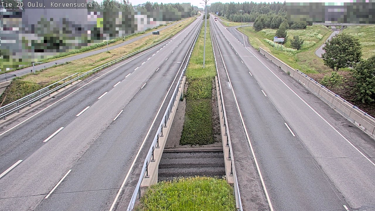Kelikamerat Kuva Tie 20 Oulu Korvensuora, Oulu, Pohjois-Pohjanmaa