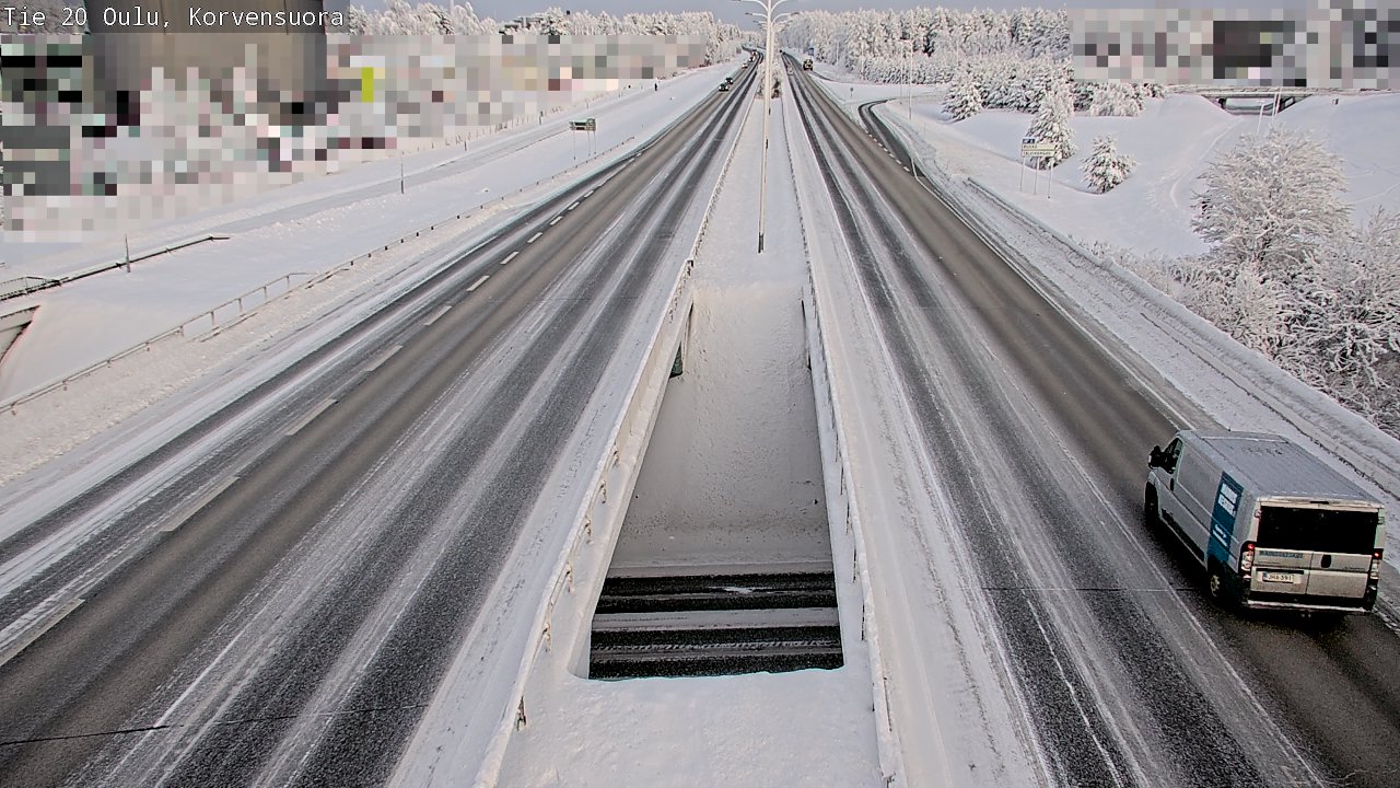 Kelikamerat Kuva Tie 20 Oulu Korvensuora, Oulu, Pohjois-Pohjanmaa