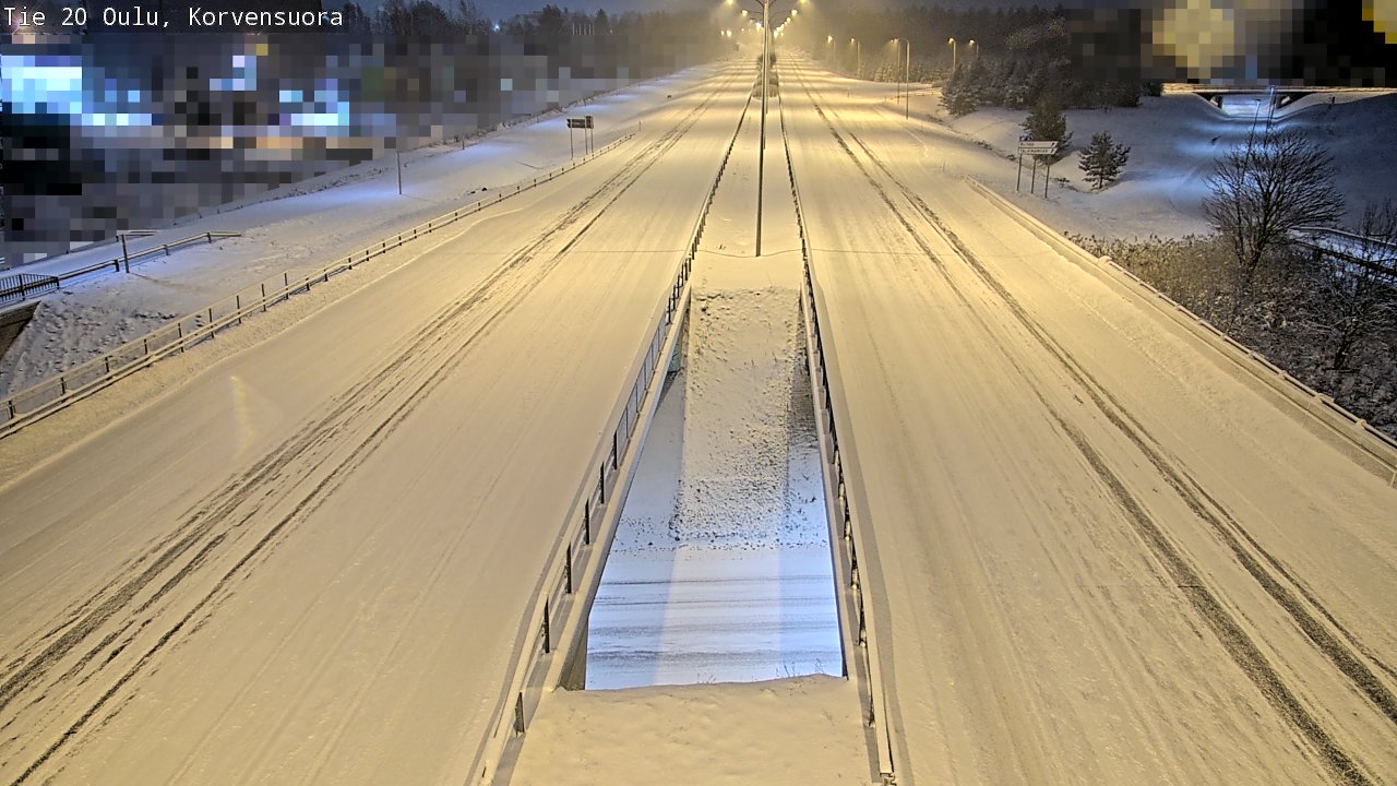 Kelikamerat Kuva Tie 20 Oulu Korvensuora, Oulu, Pohjois-Pohjanmaa