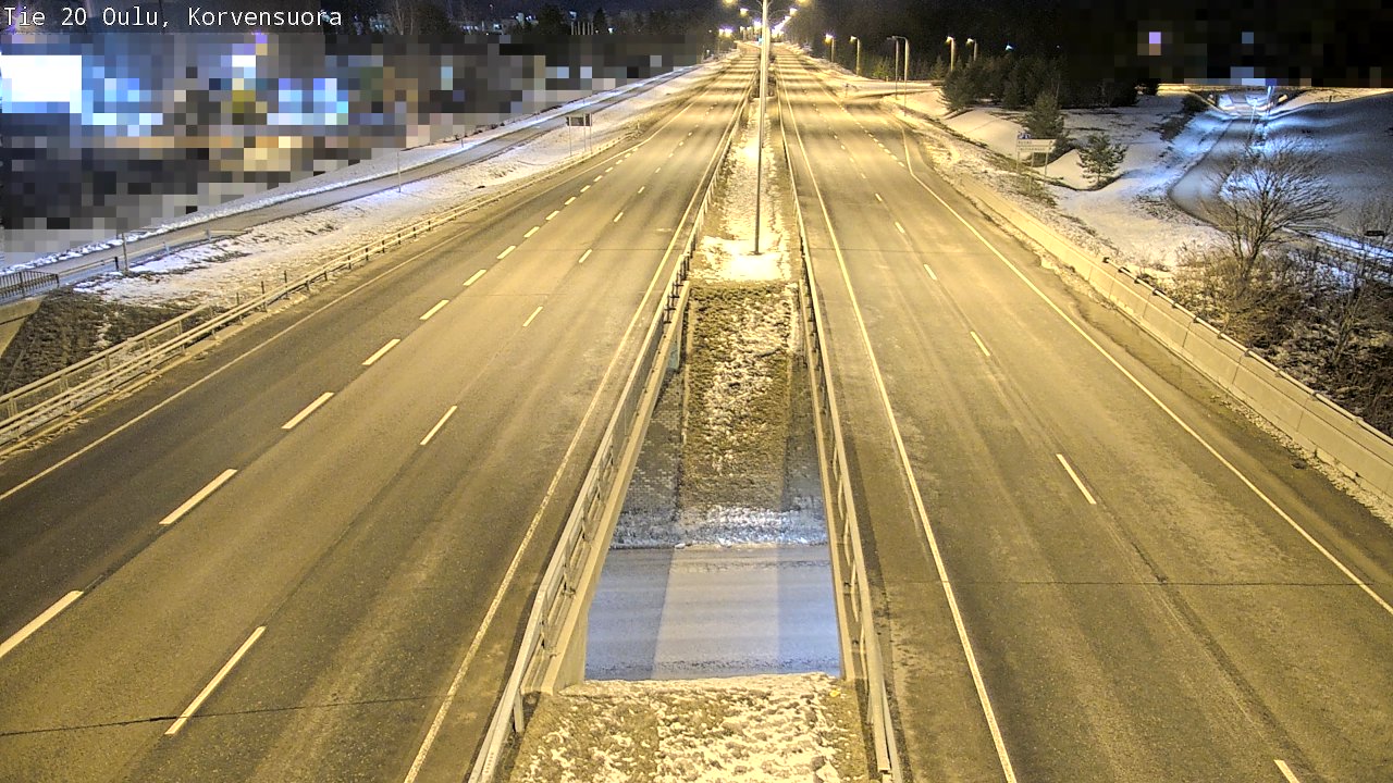 Kelikamerat Kuva Tie 20 Oulu Korvensuora, Oulu, Pohjois-Pohjanmaa