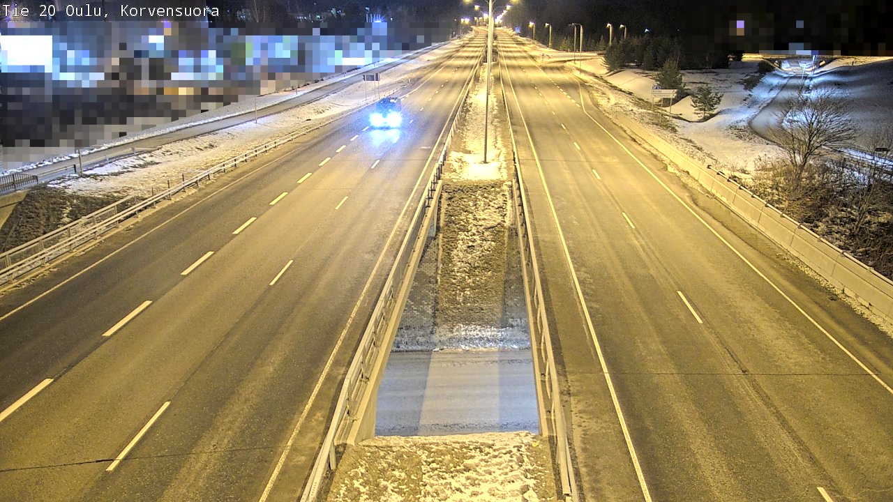 Kelikamerat Kuva Tie 20 Oulu Korvensuora, Oulu, Pohjois-Pohjanmaa