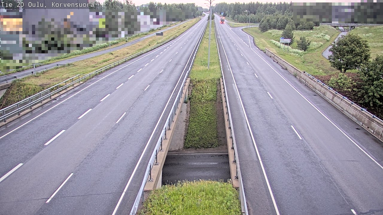 Kelikamerat Kuva Tie 20 Oulu Korvensuora, Oulu, Pohjois-Pohjanmaa