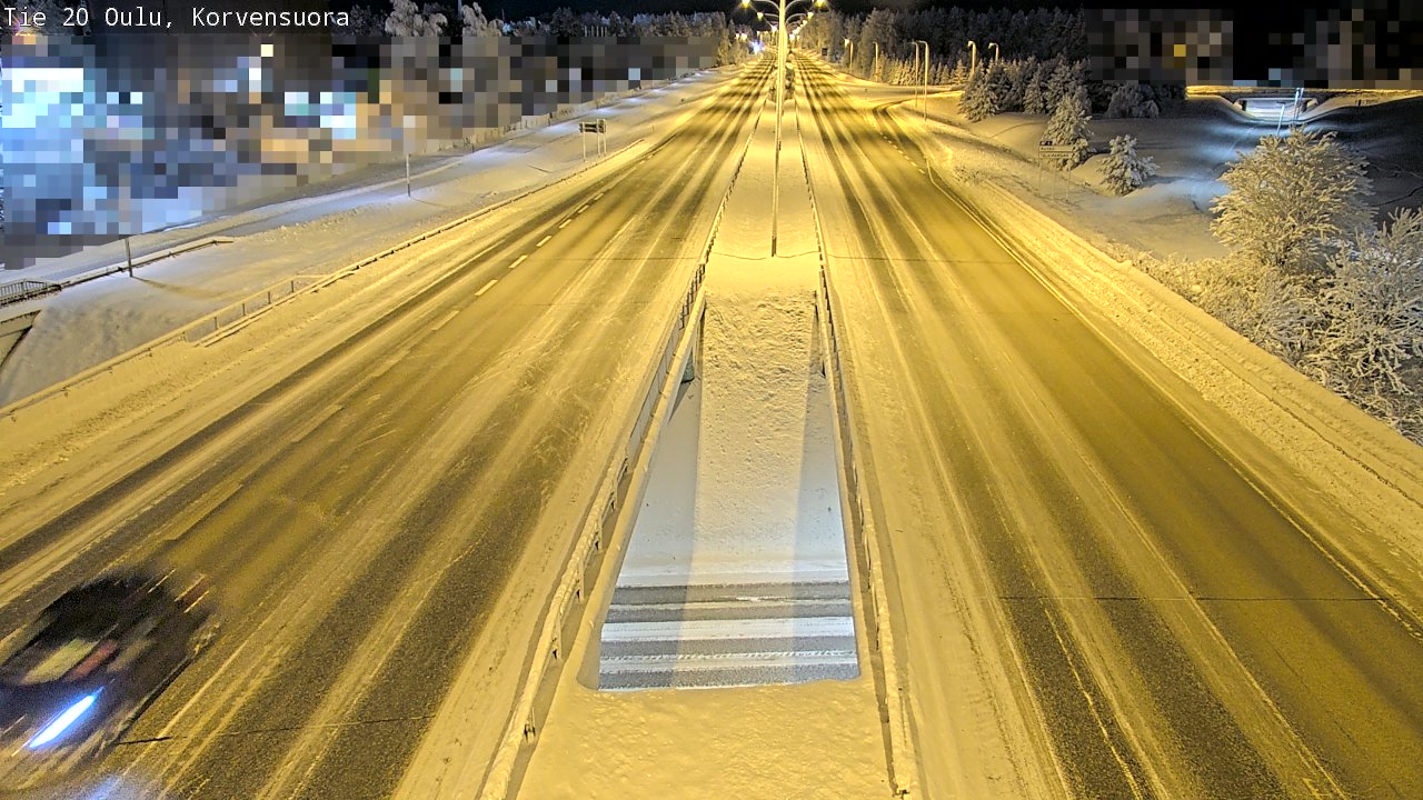 Kelikamerat Kuva Tie 20 Oulu Korvensuora, Oulu, Pohjois-Pohjanmaa