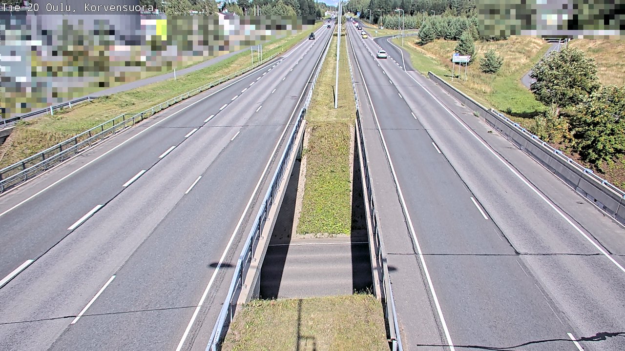 Kelikamerat Kuva Tie 20 Oulu Korvensuora, Oulu, Pohjois-Pohjanmaa