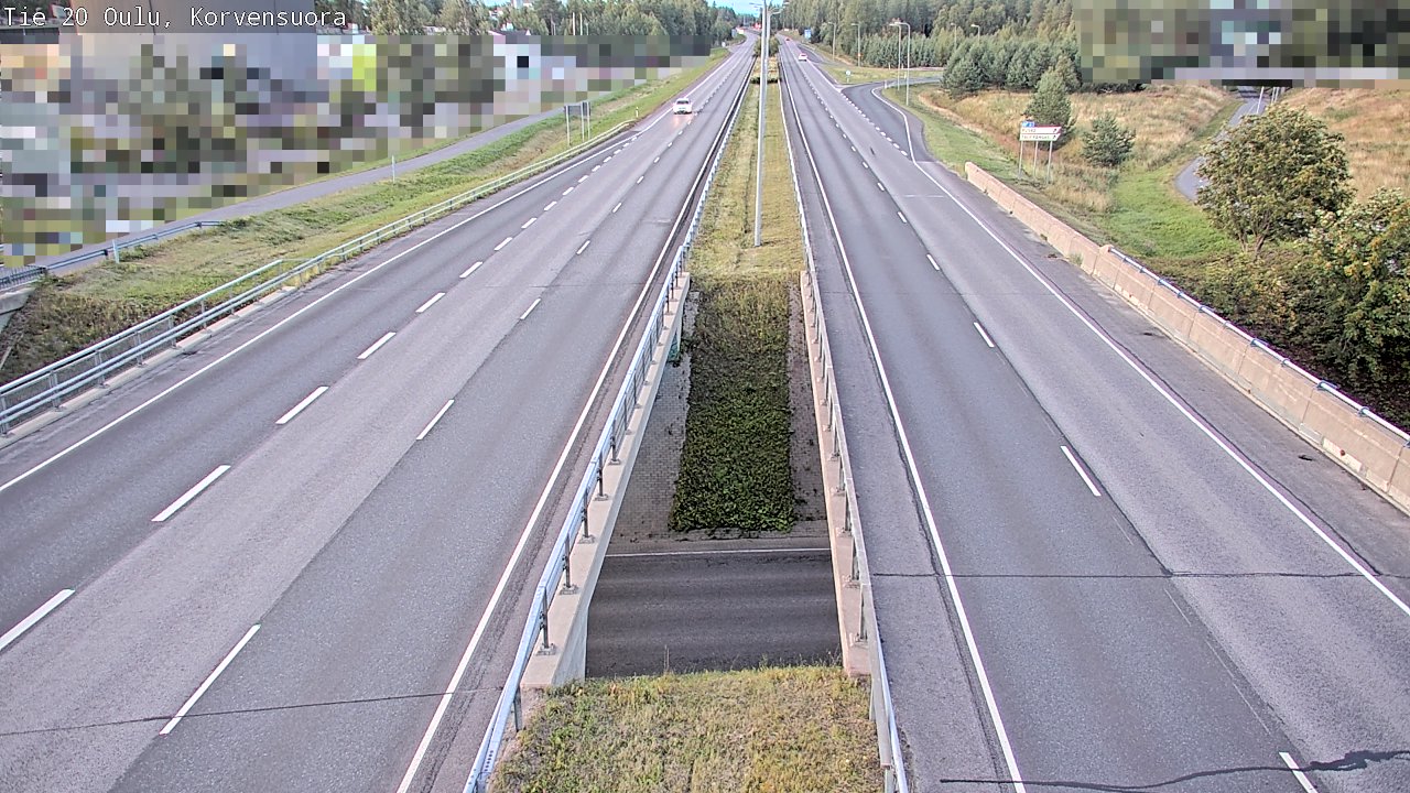 Kelikamerat Kuva Tie 20 Oulu Korvensuora, Oulu, Pohjois-Pohjanmaa