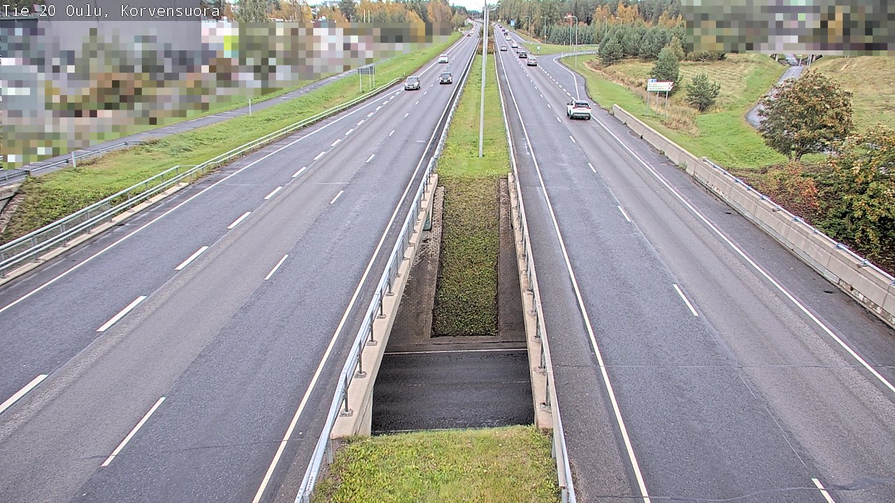 Kelikamerat Kuva Tie 20 Oulu Korvensuora, Oulu, Pohjois-Pohjanmaa