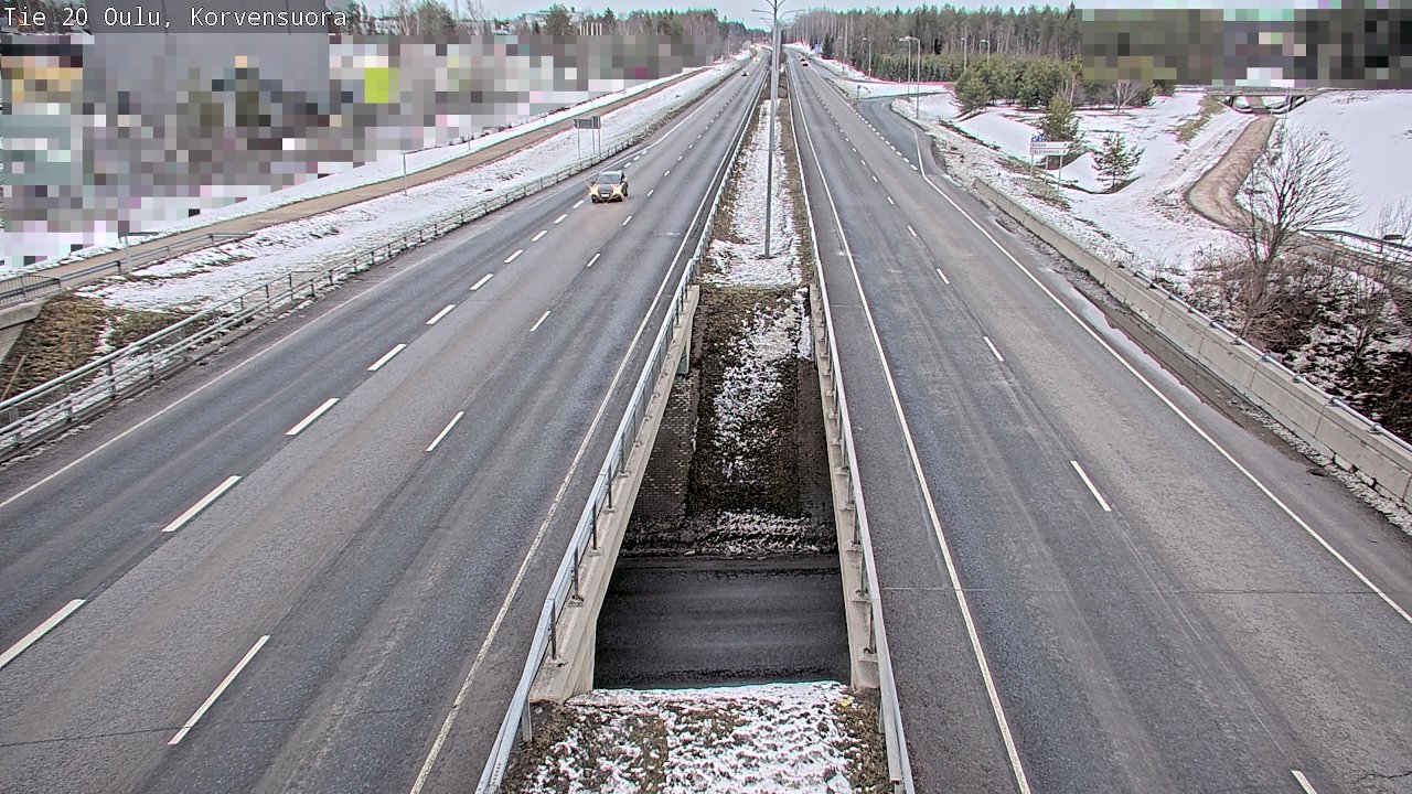 Kelikamerat Kuva Tie 20 Oulu Korvensuora, Oulu, Pohjois-Pohjanmaa